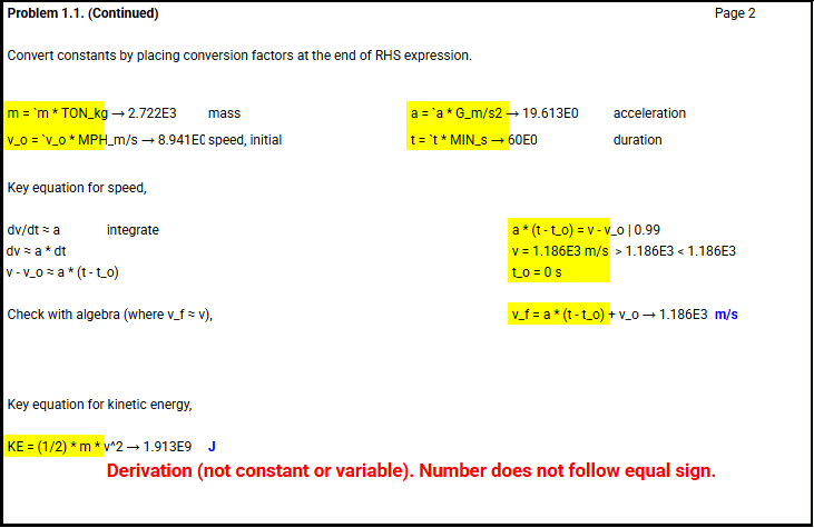 Units example 2